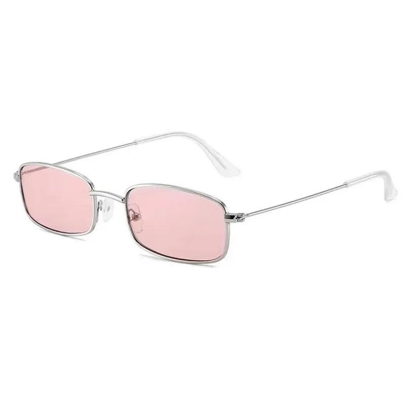 Femlion Square Alloy Frame Retro Sunglasses UV400 Sun Glasses for Men Women