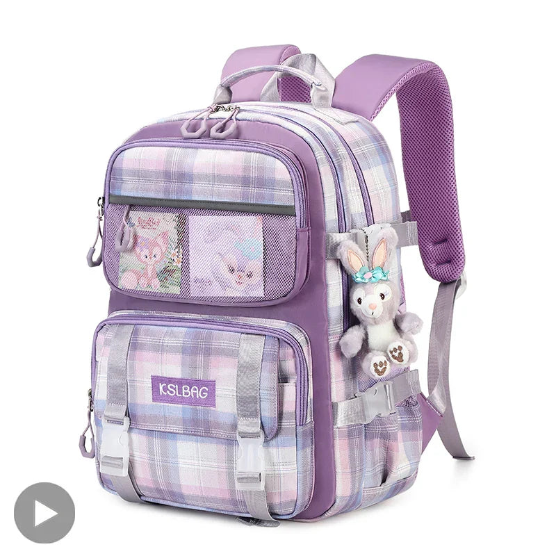 Femlion Cute School Bag Backpack for Little Girl Children Kindergarten Kawaii Bookbag