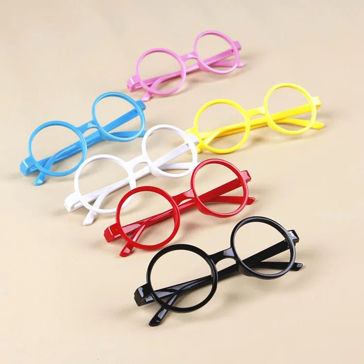 Femlion Kids Round Glasses Frame - Fashionable Accessories for Little Ones