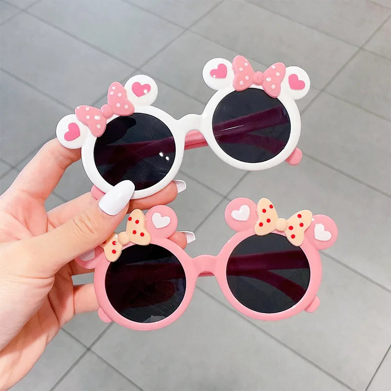 Femlion Kids Cartoon Sunglasses UV400 Protection Cute Outdoor Sport Shades