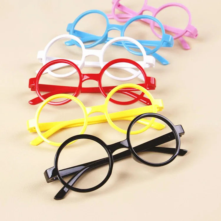 Femlion Kids Round Glasses Frame - Fashionable Accessories for Little Ones